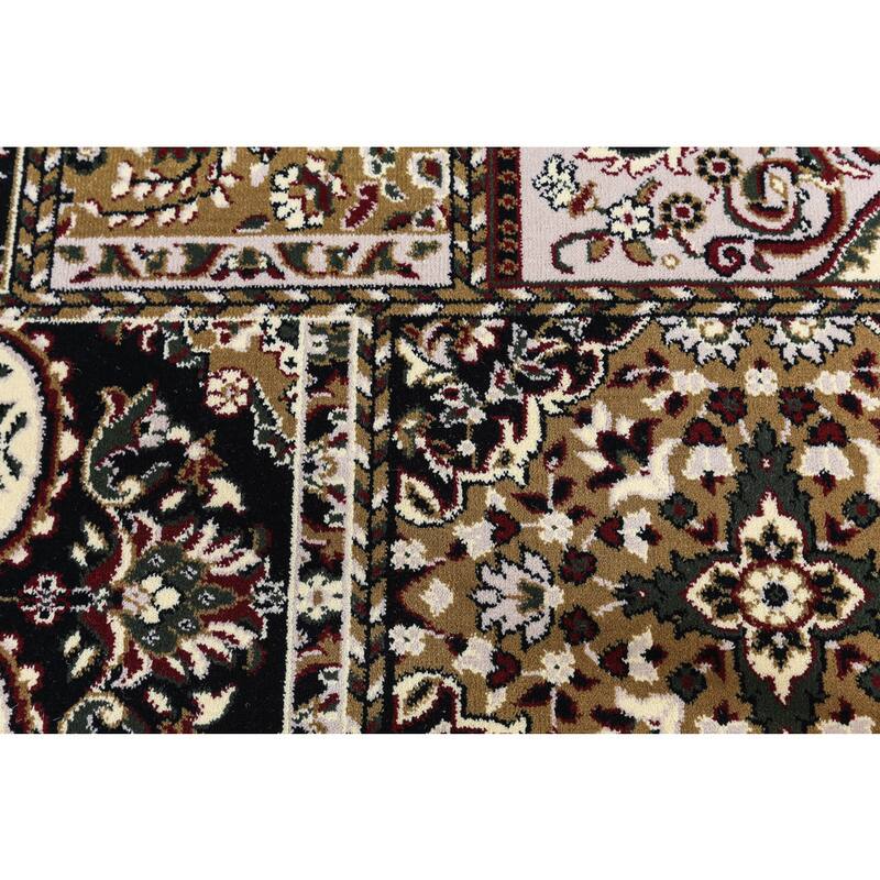 Linon Persian Treasures Bakhtiari Oriental Polypropylene Square Area Rug