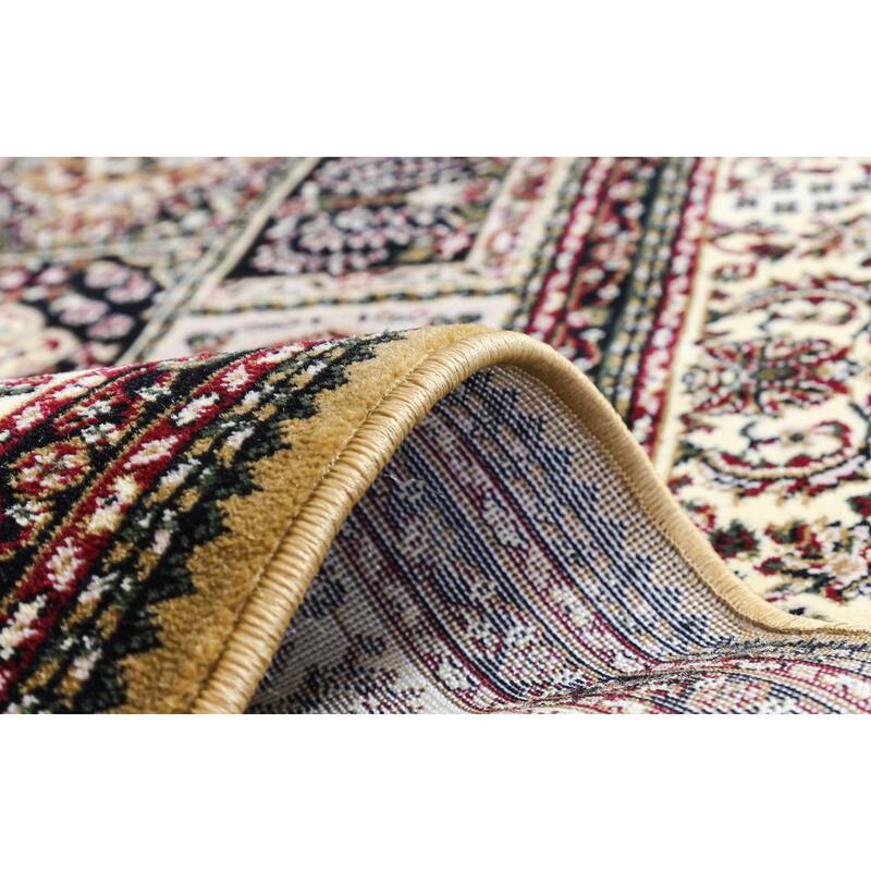 Linon Persian Treasures Bakhtiari Oriental Polypropylene Square Area Rug