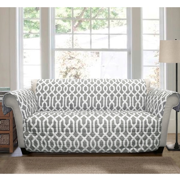 Lush Decor Edward Sofa Furniture Protector/Slipcover