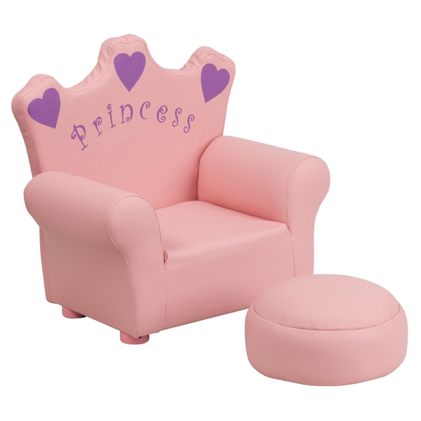 Shop Kids Plastic Pink Princess Chair - Free Shipping 