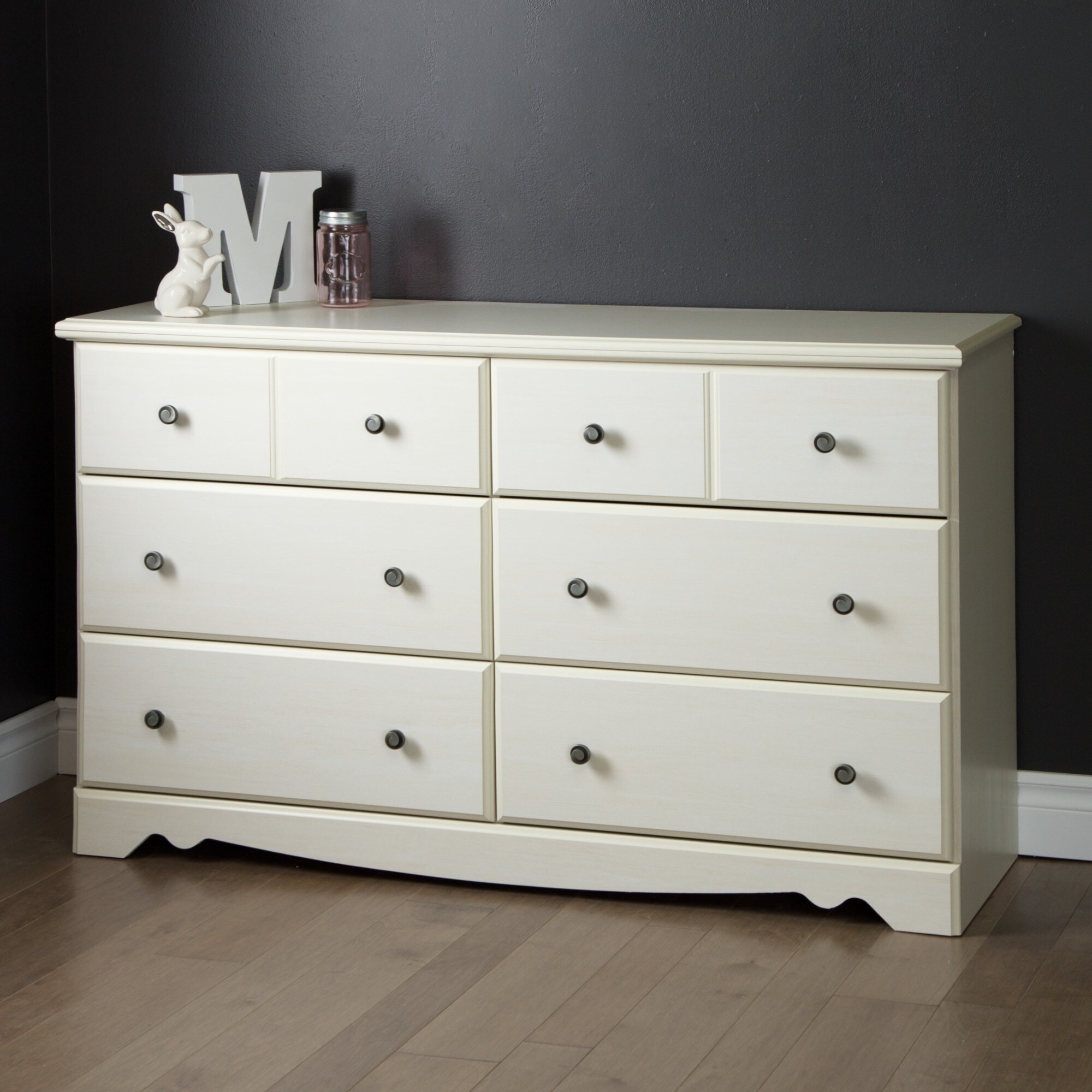 Shop South Shore Country Poetry 6 Drawer Double Dresser On Sale