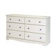 South Shore Country Poetry 6-Drawer Double Dresser - Thumbnail 1