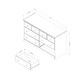 South Shore Country Poetry 6-Drawer Double Dresser - Thumbnail 4