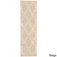 preview thumbnail 7 of 35, Nourison Tranquility Area Rug 2' 2" x 7' 6" - Light Beige - Runner