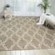 preview thumbnail 23 of 35, Nourison Tranquility Area Rug 7'9" x 10'10" - Dark Beige - Rectangle