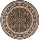 preview thumbnail 31 of 29, Antiquities Washington Square Area Rug 5'3" Round - Black - Round