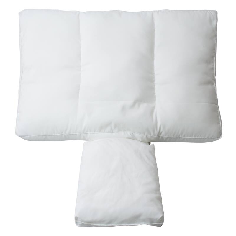 Austin Horn Classics Adjustable Sleeping Pillow with Neck Support - White