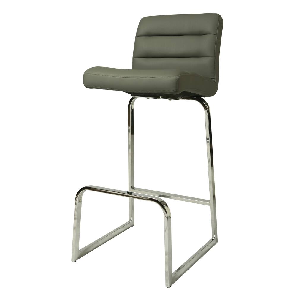 Zetta 30-inch Grey Counter Height Barstool