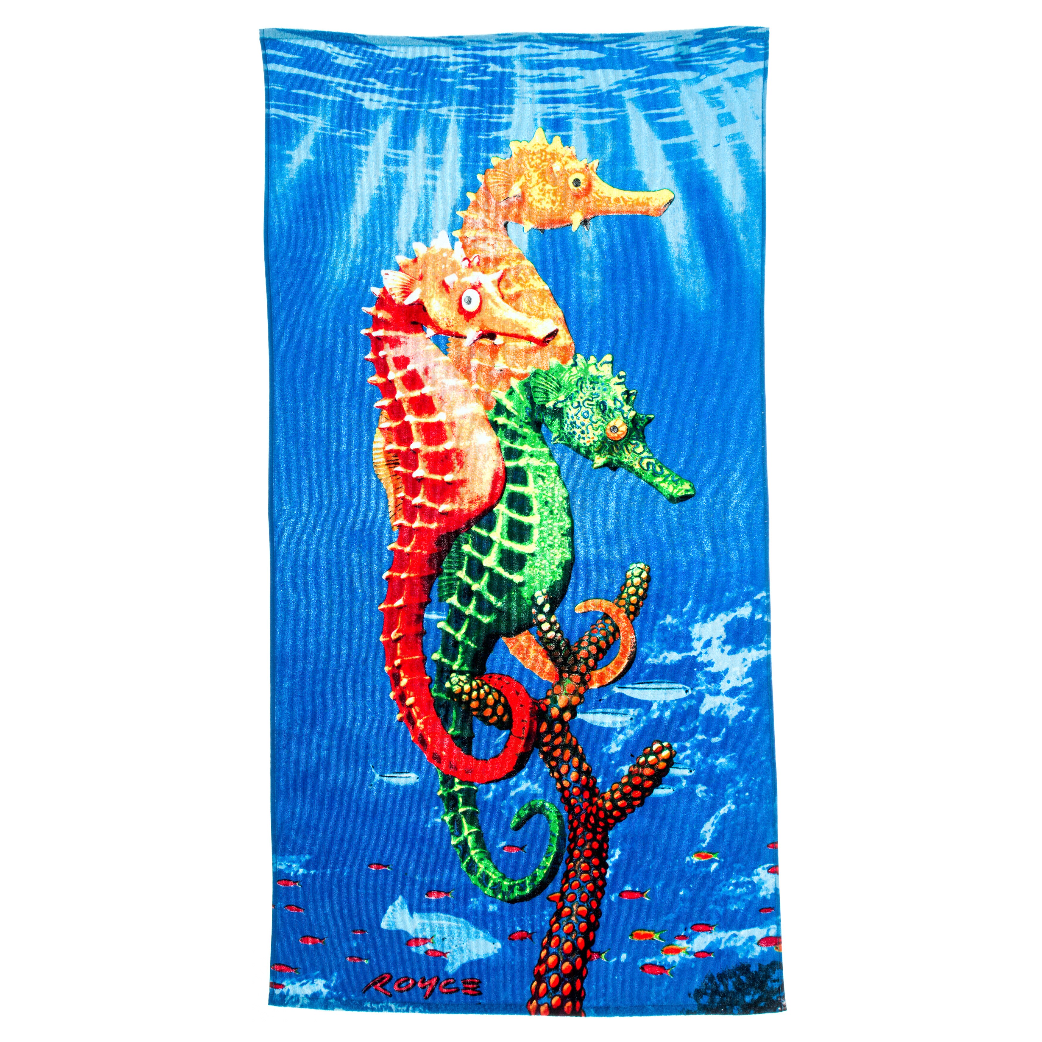 multi color beach towel