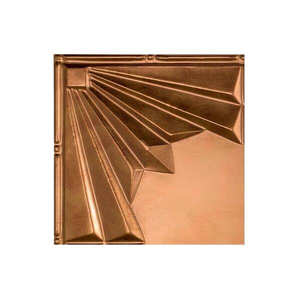 Shop Fasade Art Deco Antique Bronze 2 Ft X 4 Ft Glue Up Ceiling
