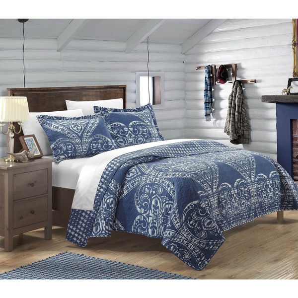 The Curated Nomad Stanyan Reversible Printed 3-piece Quilt Set