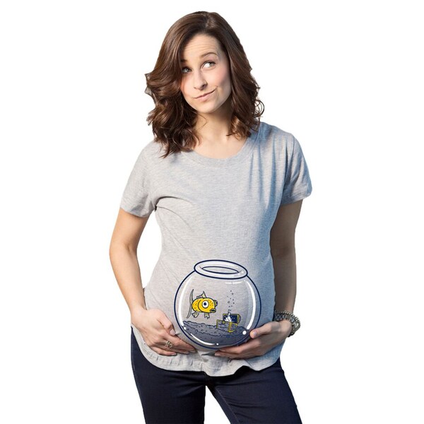 fish bowl maternity shirt