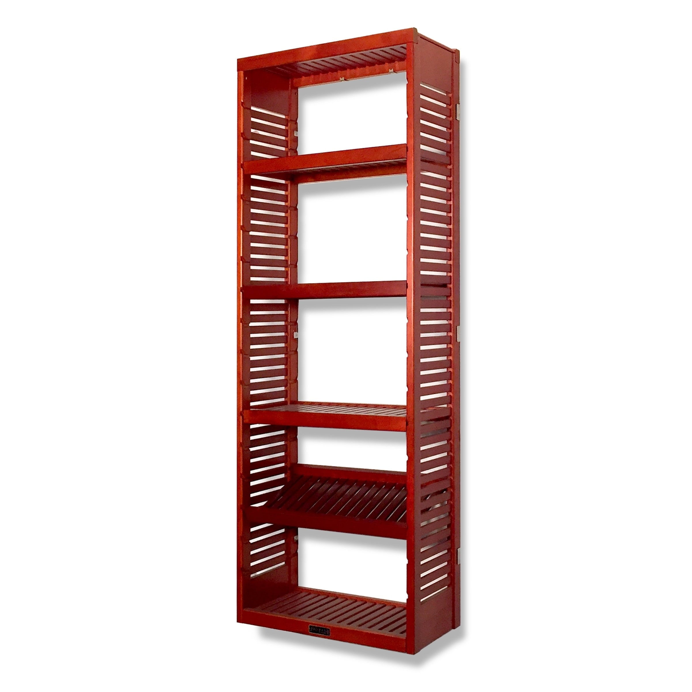 John Louis Home Solid Wood Premier Storage Tower Red Brown 873047003538