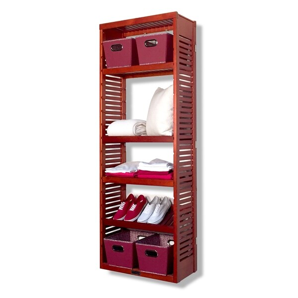 John Louis Home Premiere Closet Organizer Literacy Basics