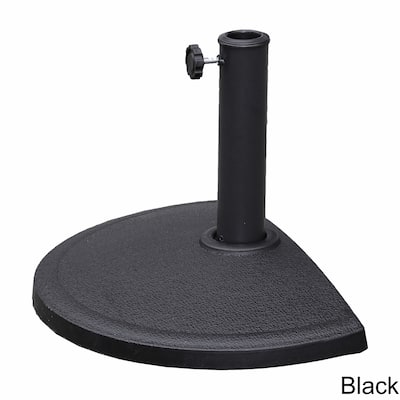 St. Kitts Compound Resin Half-round Wall-hugger Umbrella Base