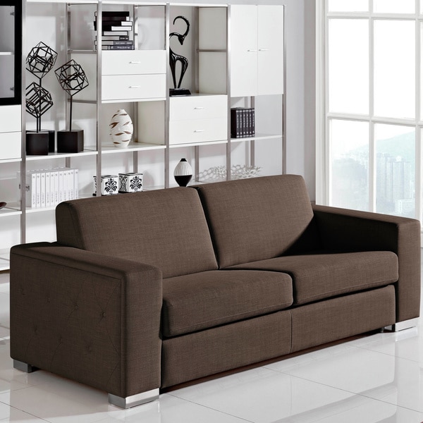 Divani Casa Mineral Modern Brown Fabric Sofa Bed Free Divani Casa Mineral Modern Brown Fabric Sofa Bed