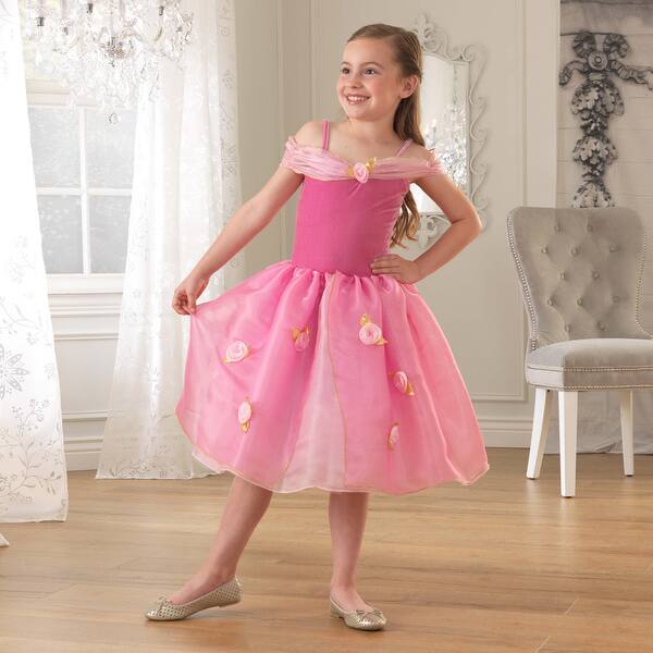 open lace back dress Little Adventures Royal Princess Dress Up Costume - Pink