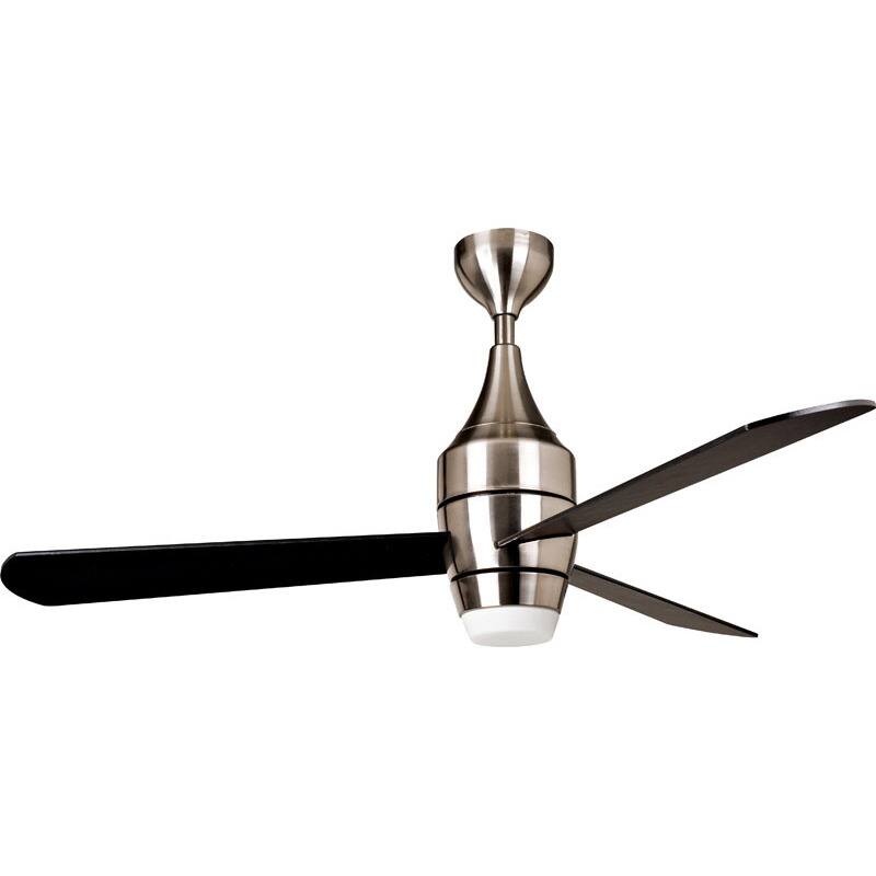 Ellington Amelia 48-inch Brushed Nickel Finish Ceiling Fan with Black Blades