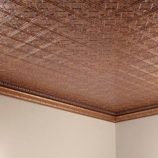 Ceiling Tiles For Less Fasade Traditional Style 4 Ed Copper 2 Ft X Glue