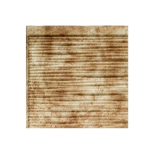 Fasade Ripple Bermuda Bronze 18 In X 24 In Backsplash Panel Overstock 10376115