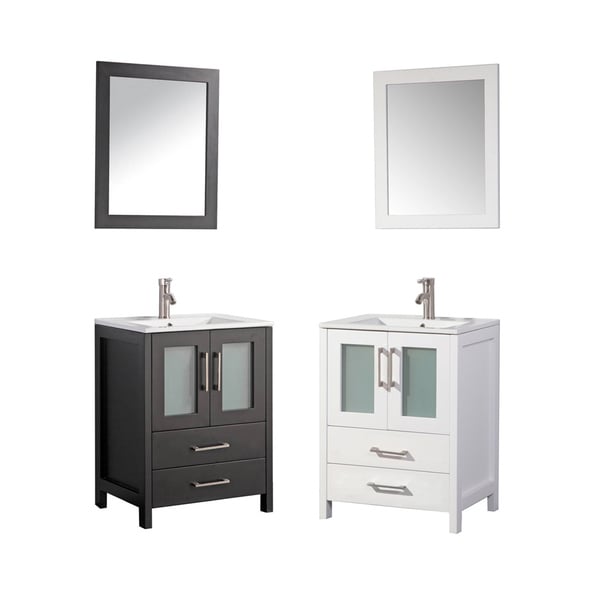 MTD Vanities Argentina 24 inch Single Sink Bathroom Vanity Set with