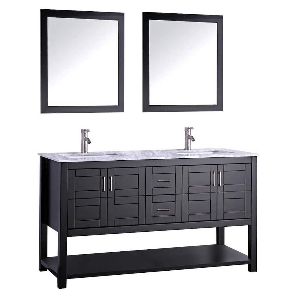 Norway 72-inch Double Sink Bathroom Vanity Set