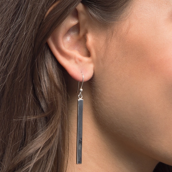 Handcrafted Sterling Silver High Polish Long Bar Dangle Handcrafted Sterling Silver High Polish Long Bar Dangle Earrings Mexico Free Shipping On Orders Over 45 10378828