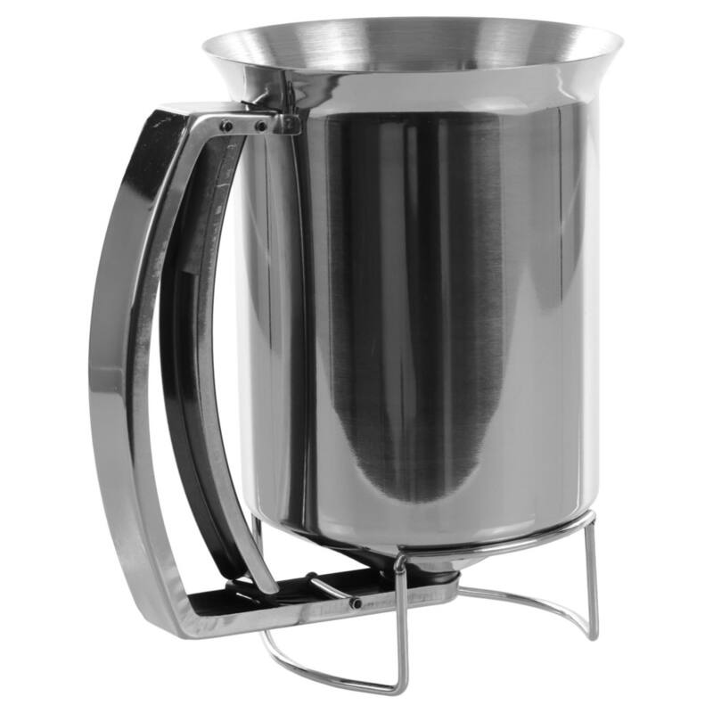 Pancake Batter Dispenser - Gourmet Stainless-Steel Pourer - No Drip Dispenser by Chef Buddy