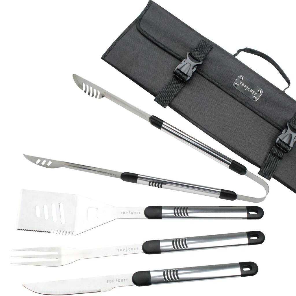 Top Chef Stainless Steel BBQ 5-piece Set - N/A
