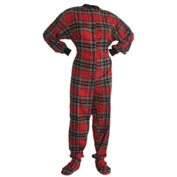 mens footie pajamas