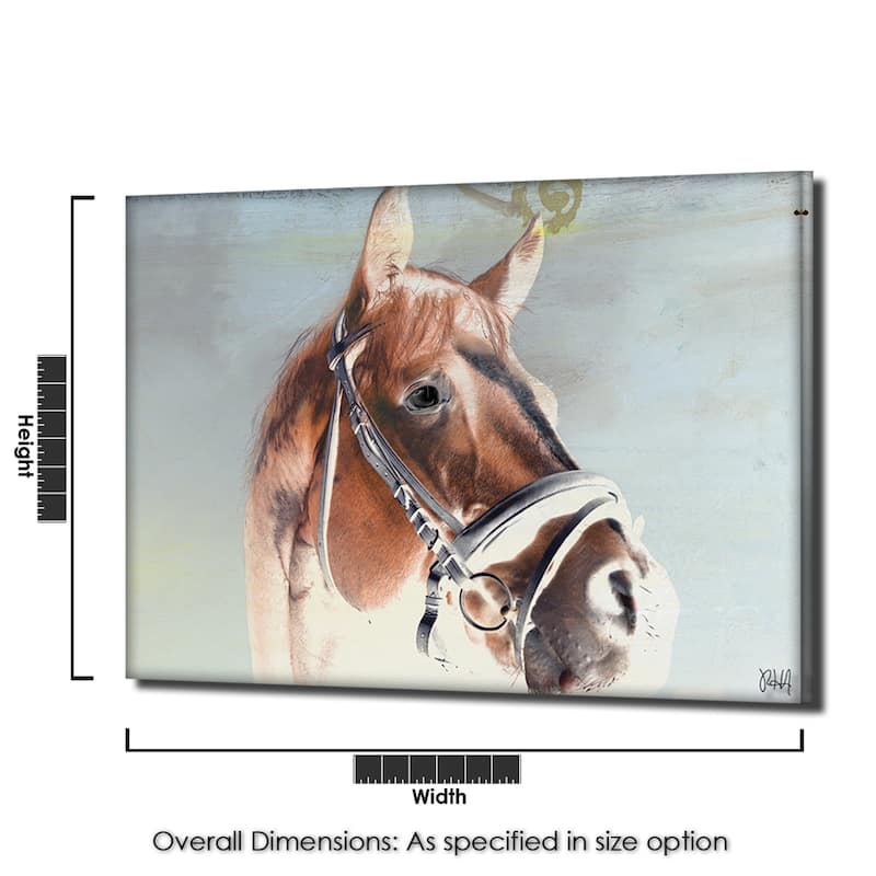 Ready2HangArt 'Equestrian Saddle Ink PSIX' Canvas Wall Art