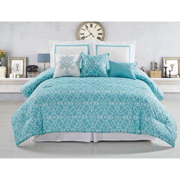 Hotel Crowne 6-piece Reversible Comforter Set