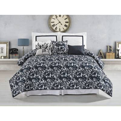 Hotel Omni 6-piece Reversible Comforter Set
