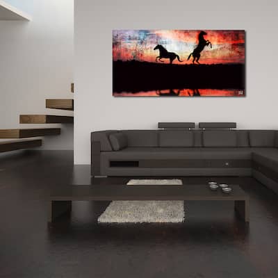 Ready2HangArt 'Equestrian Saddle Ink PSXXIV' Canvas Wall Art
