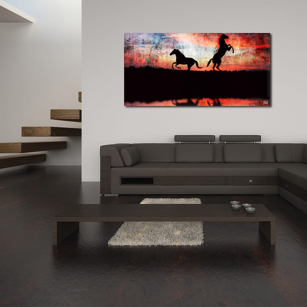 Ready2HangArt 'Equestrian Saddle Ink PSXXIV' Canvas Wall Art