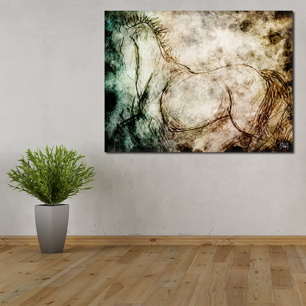 Ready2HangArt 'Equestrian Saddle Ink PSXXIII' Canvas Wall Art