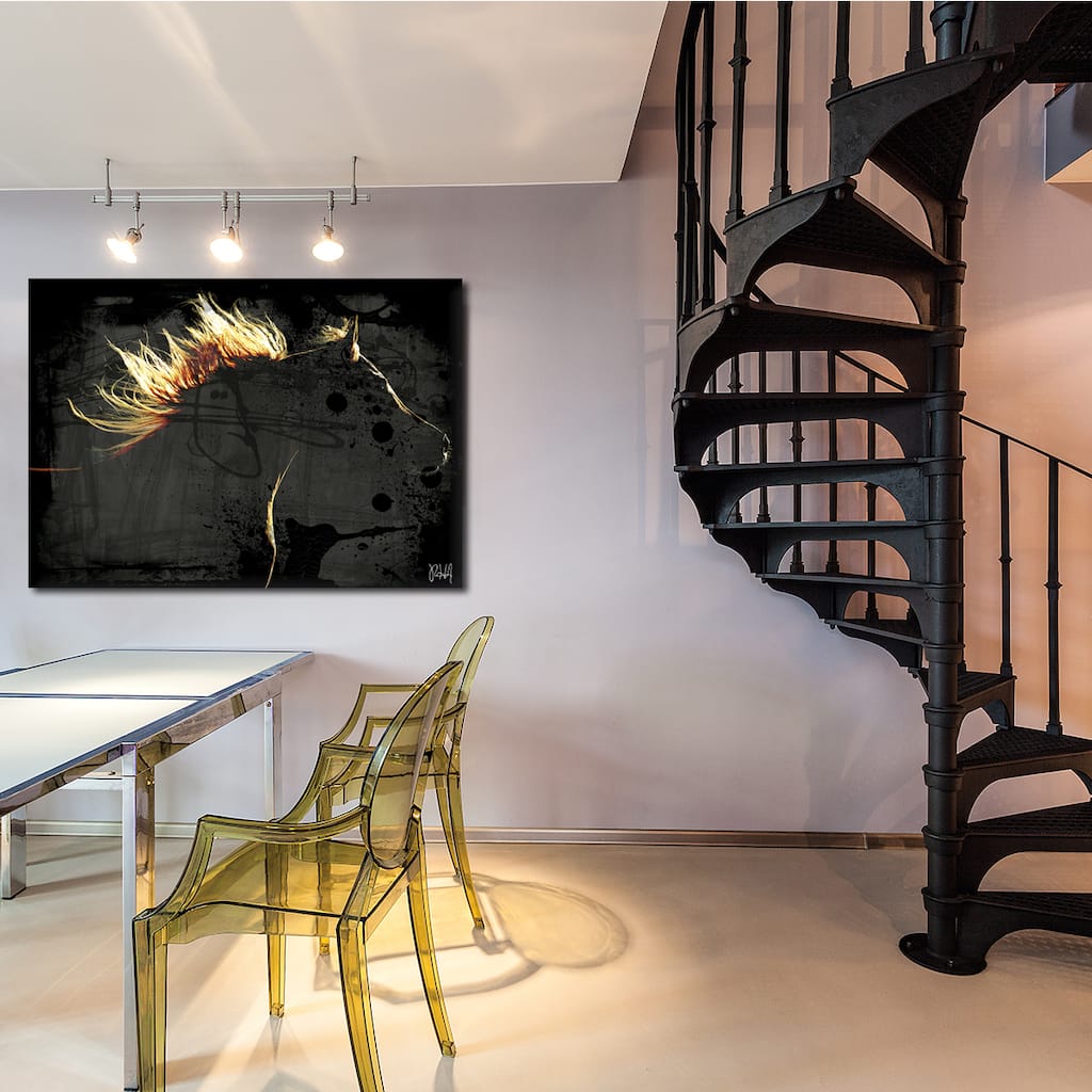 Ready2HangArt 'Equestrian Saddle Ink PSXXI' Canvas Wall Art