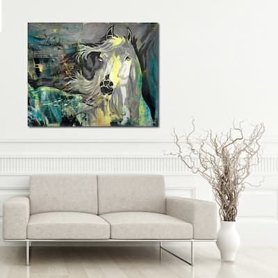 Ready2HangArt 'Equestrian Saddle Ink PSXIX' Canvas Wall Art