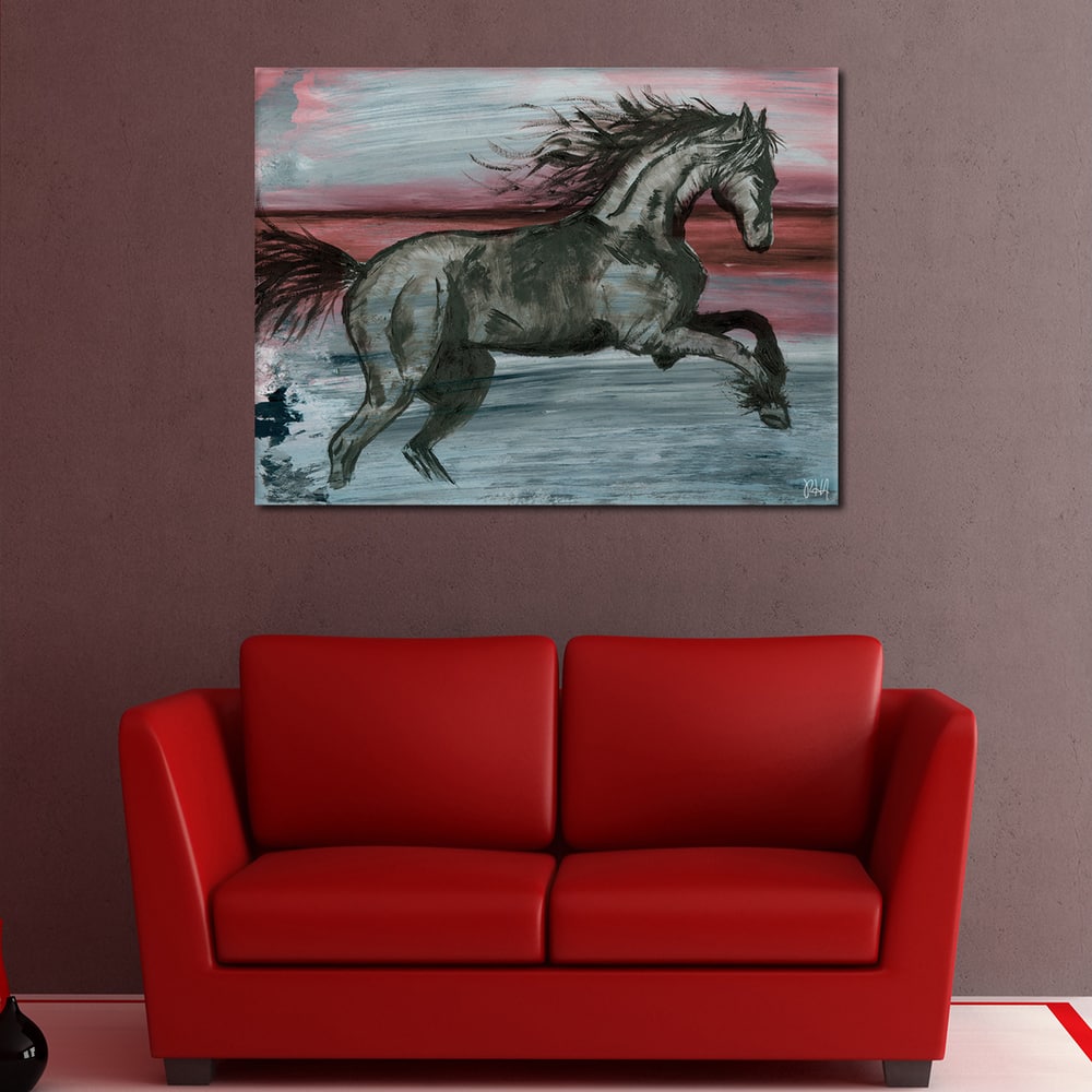 Ready2HangArt 'Equestrian Saddle Ink PSVII' Canvas Wall Art