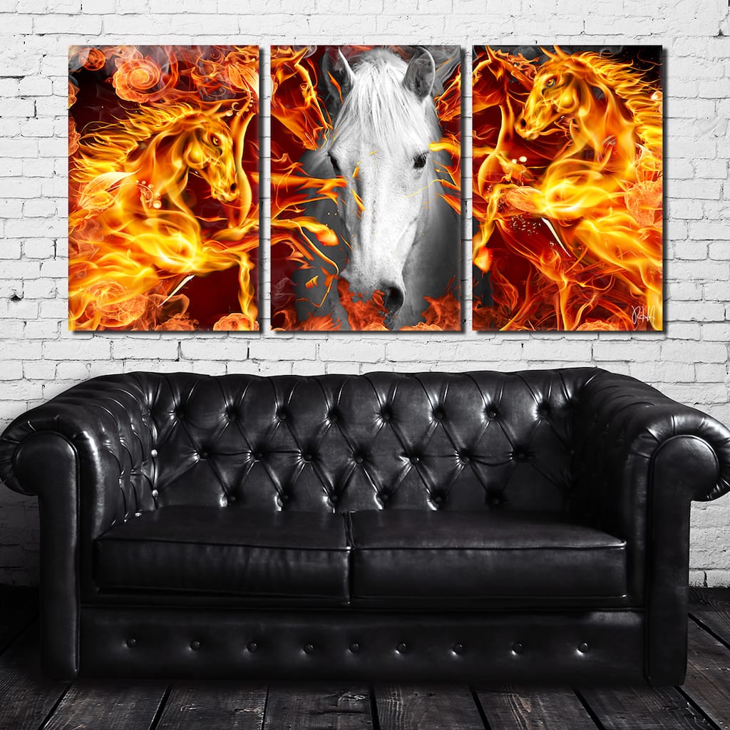 Ready2HangArt 'Equestrian Saddle Ink PSIII' Canvas Wall Art