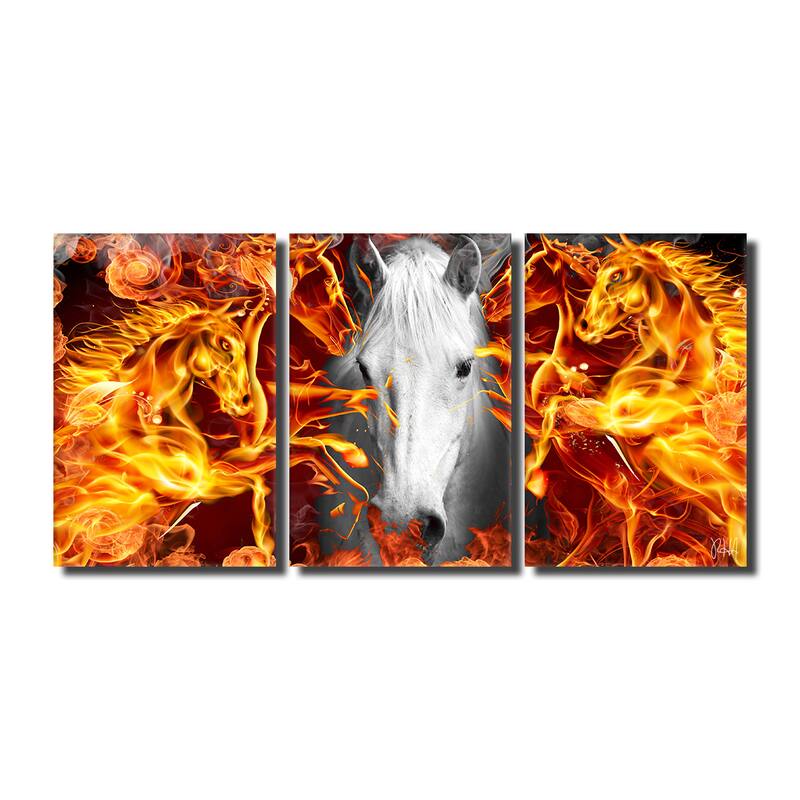 Ready2HangArt 'Equestrian Saddle Ink PSIII' Canvas Wall Art