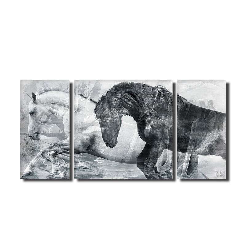 Ready2HangArt 'Equestrian Saddle Ink PSI' Canvas Wall Art