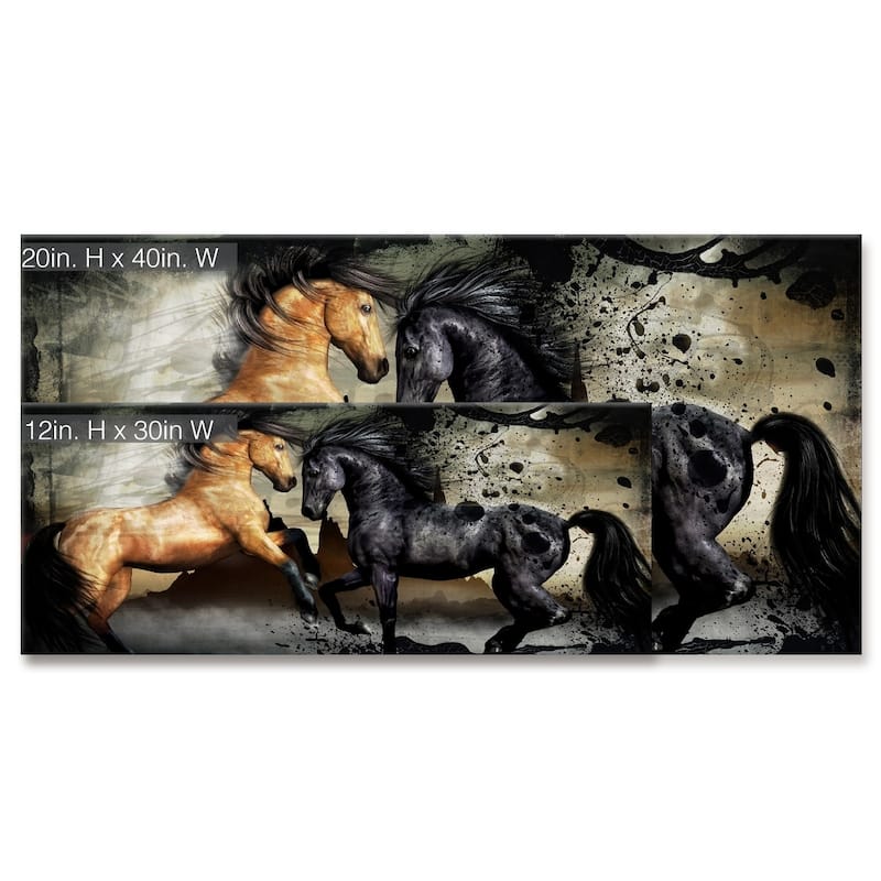 Ready2HangArt 'Equestrian Saddle Ink PPI' Canvas Wall Art