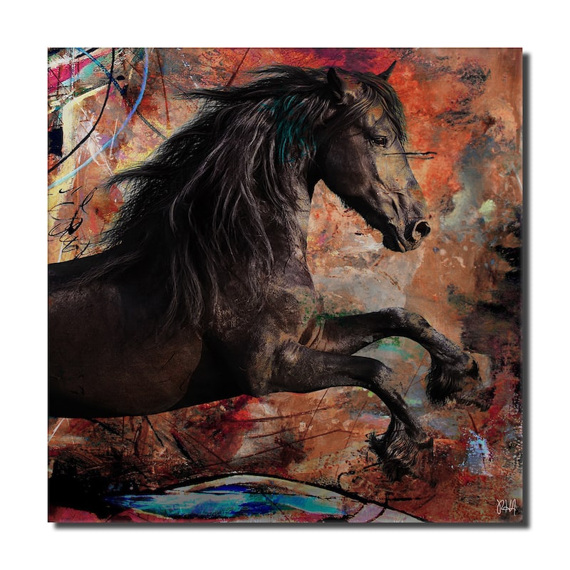 Ready2HangArt 'Equestrian Saddle Ink II' Canvas Wall Art