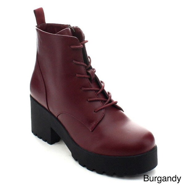 wild diva lug sole heels