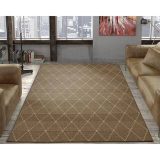Outdoor Rugs Area For Less Ottomanson Jardin Collection Grey Contemporary Trellis Design Indoor Outdoor Area Rug 5 3