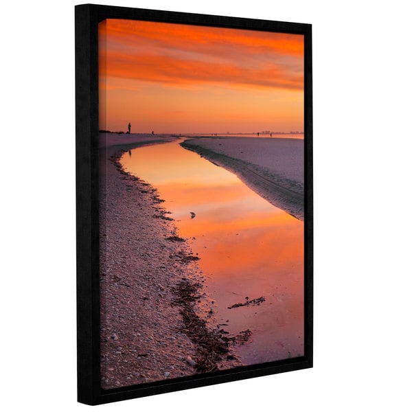 ArtWall Steve Ainsworth Breaking Dawn Gallery wrapped Floater framed