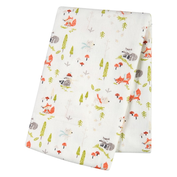 Trend Lab Winter Woods Deluxe Flannel Swaddle Blanket Overstock 10379921