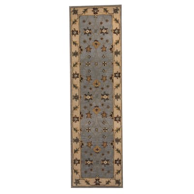 Handmade Mahal Wool Runner (India) - 2'3 x 8'