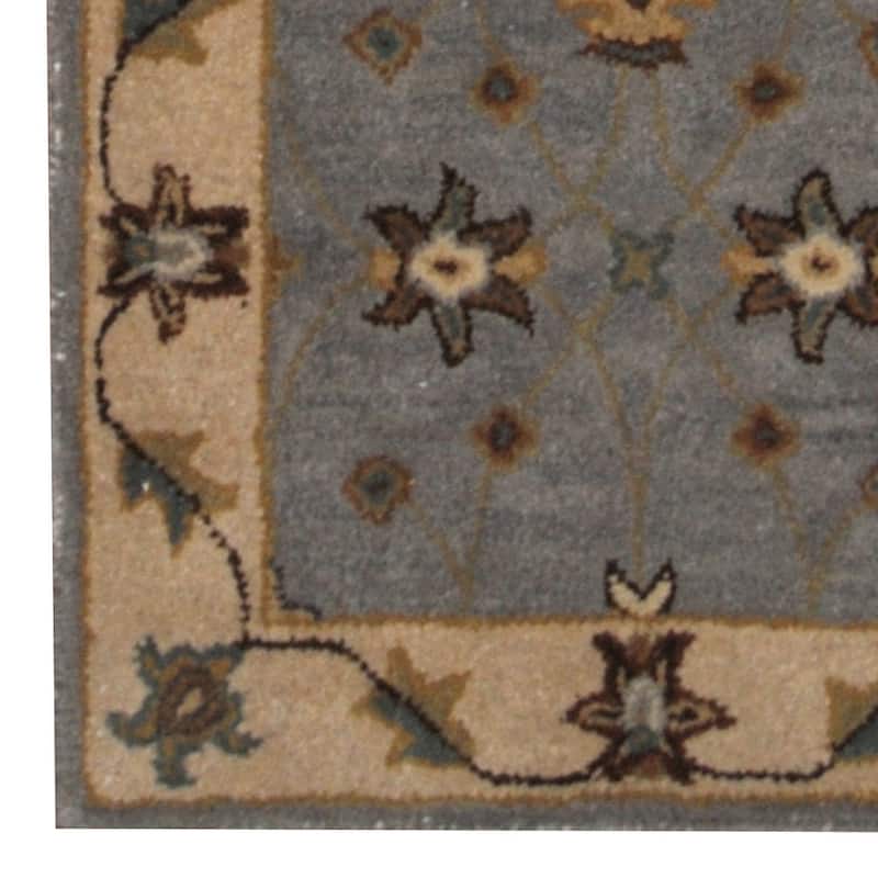 Handmade Mahal Wool Runner (India) - 2'3 x 8'